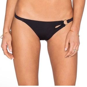 NWT- L’Agent by AGENT PROVOCATEUR Adrina Black Bikini Bottoms